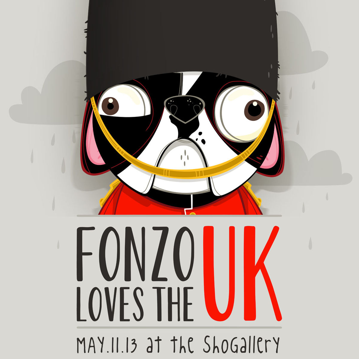 Poster ¨Fonzo Loves the UK¨