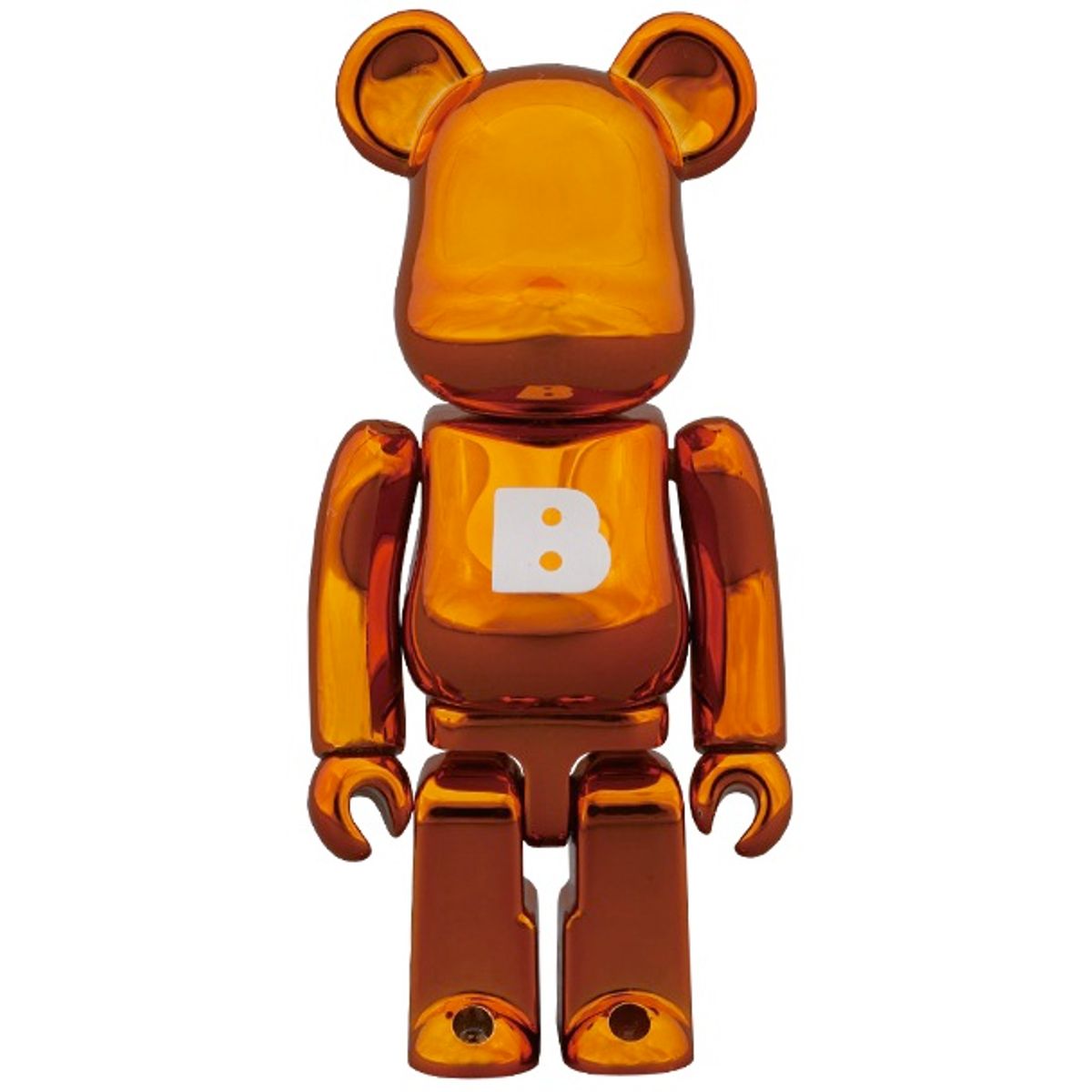 Basic Be@rbrick - Metallic Orange 'B'