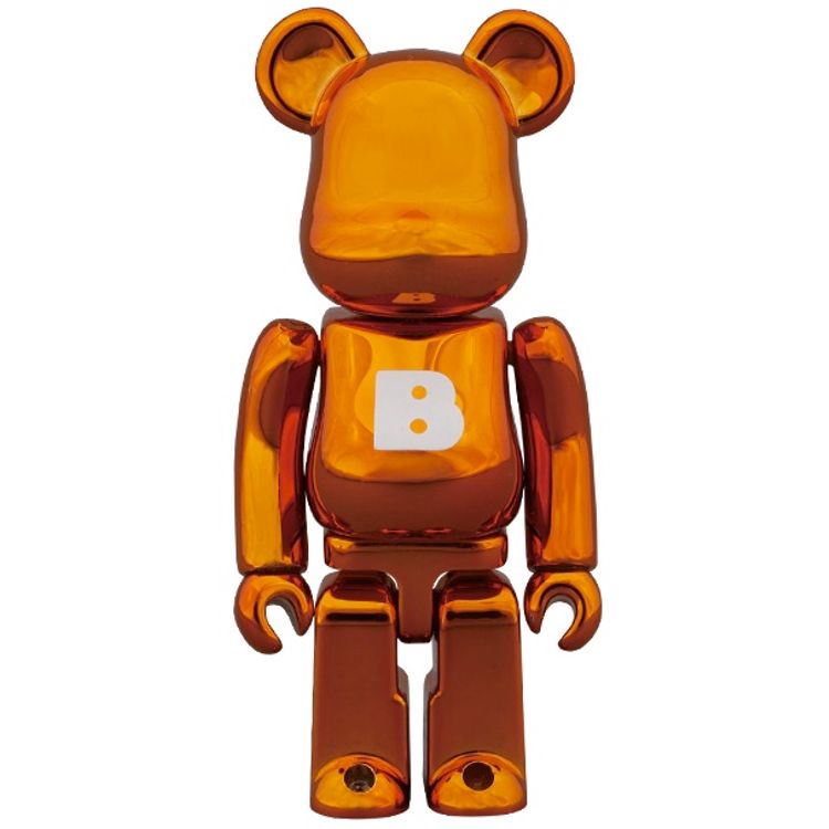 Basic Be@rbrick - Metallic Orange 'B' by Medicom