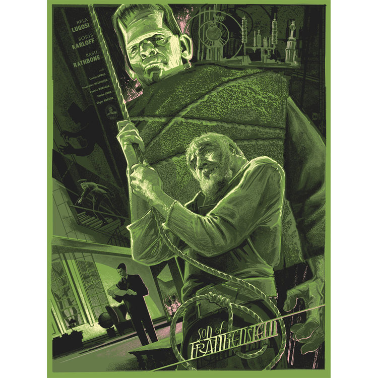 Son of Frankenstein - Green Glow Variant by Rich Kelly