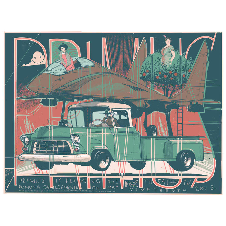 Primus - Pomona CA, 2013 by Rich Kelly