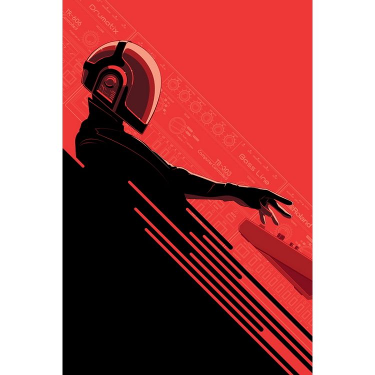 Daft Roots - Red by Craig Drake