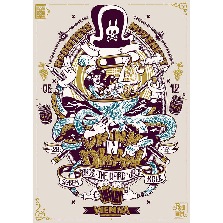 Drink and Draw by Nychos
