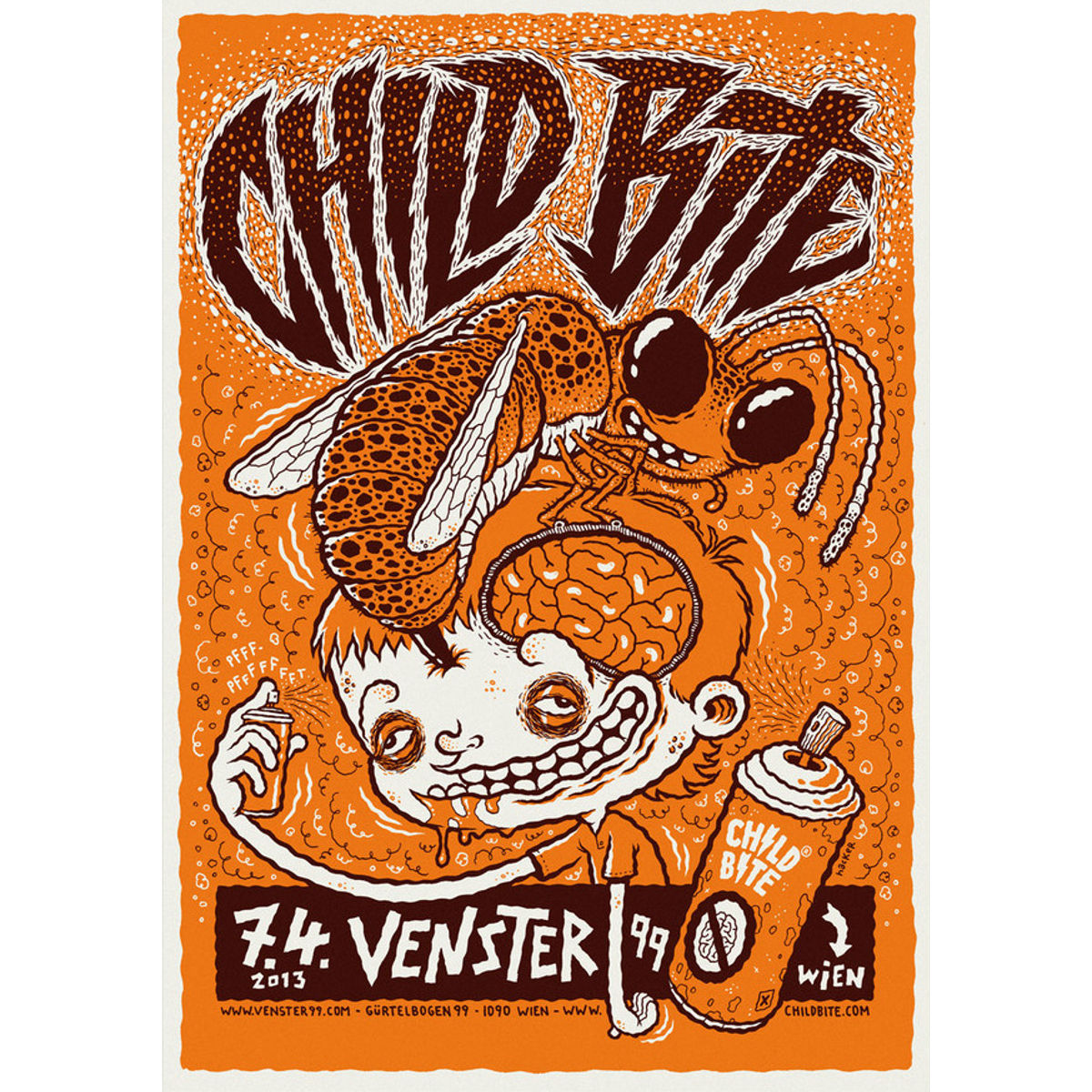 Child Bite - orange