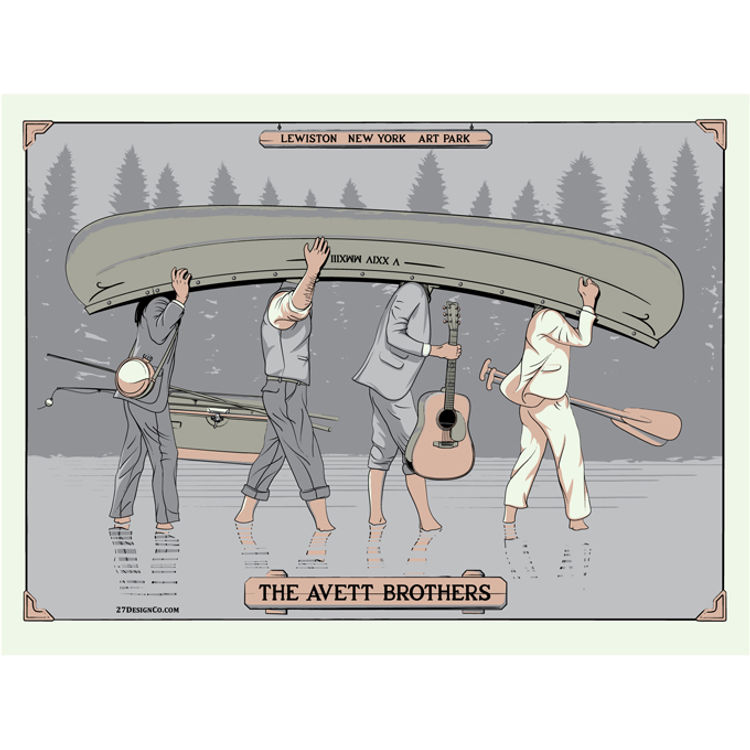 The Avett Brothers – Lewiston, NY 2013 by Charles Crisler