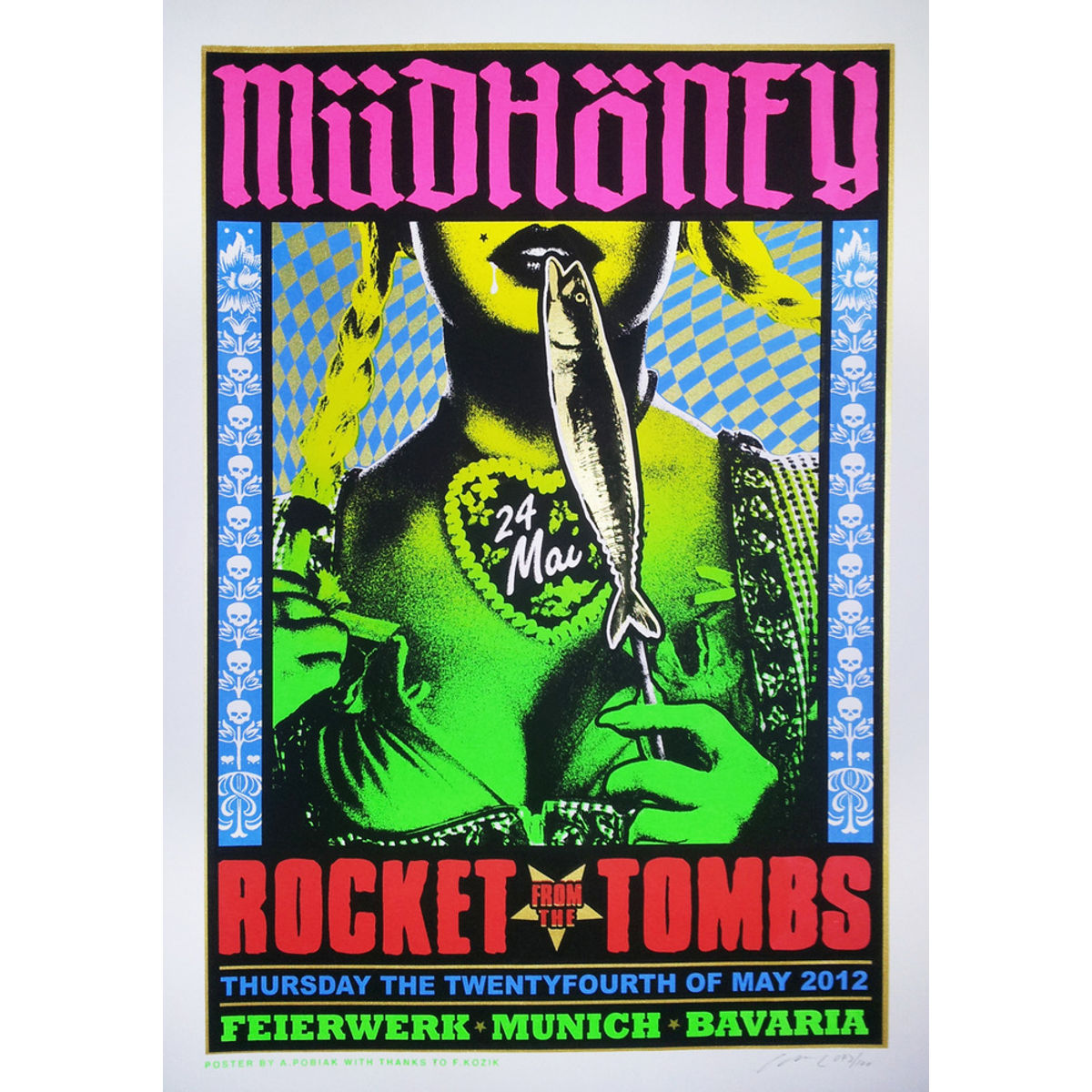 Mudhoney & Rocket from the Tombs - Munich, Germnay 2012