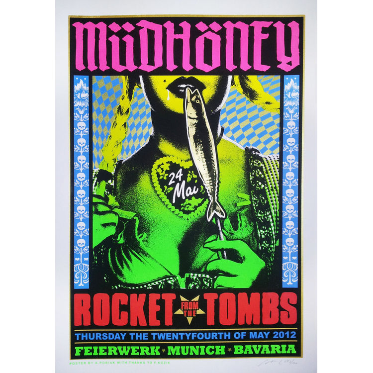 Mudhoney & Rocket from the Tombs - Munich, Germnay 2012 by Adam Pobiak
