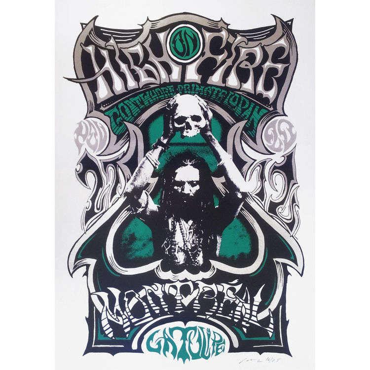 High on Fire - Montreal, Canada 2012 (Green Variant) by Adam Pobiak