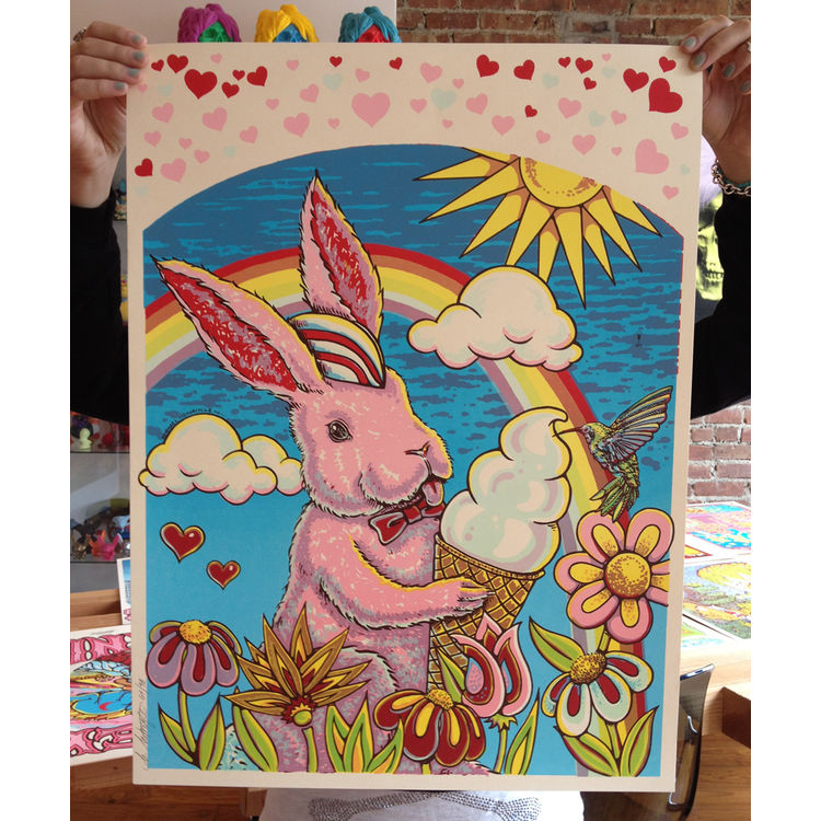 Ice Cream Bunny by Michael Motorcycle