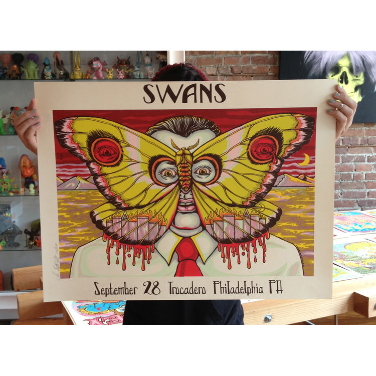 Swans by Michael Motorcycle
