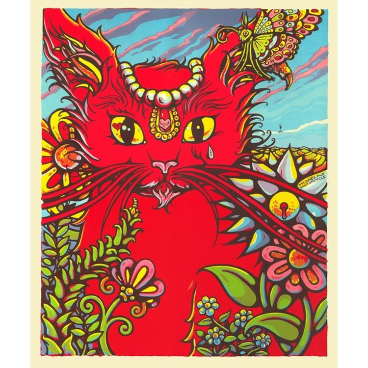 BRIGHT EYES RED by Michael Motorcycle