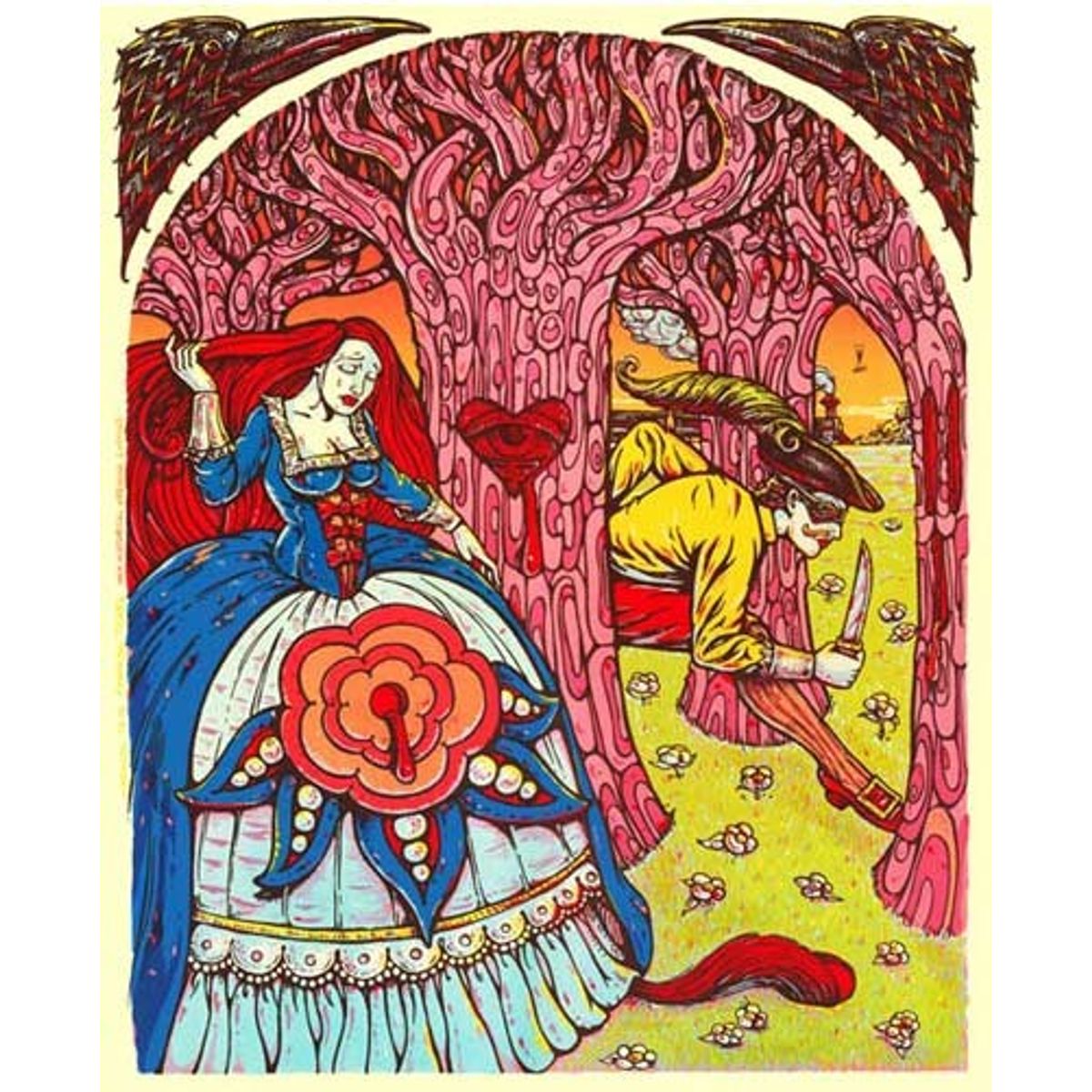 INTO THE BACKYARD FOREST, (PINK)