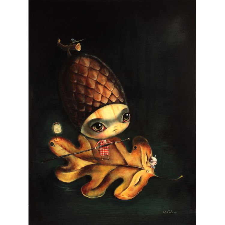Travel with An Acorn Man by 64 Colors
