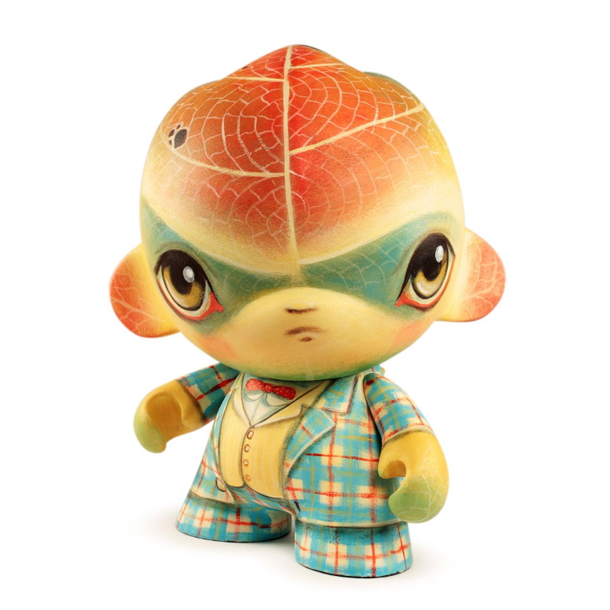 Plaid Suit, Leaf Head