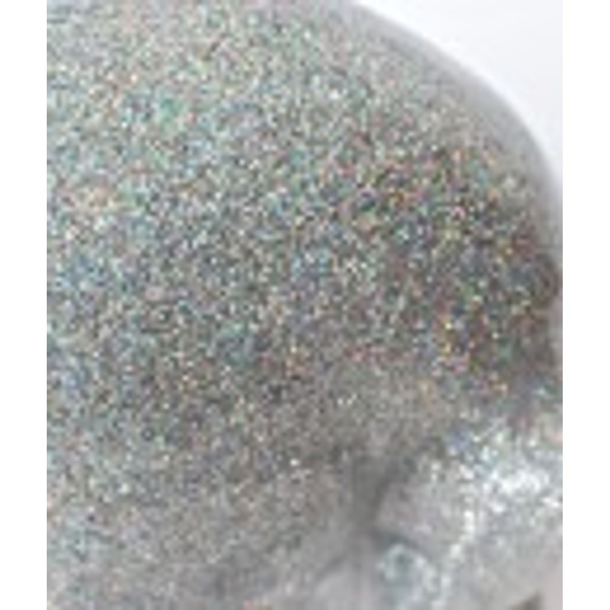 Heart Skull - Glitter Silver