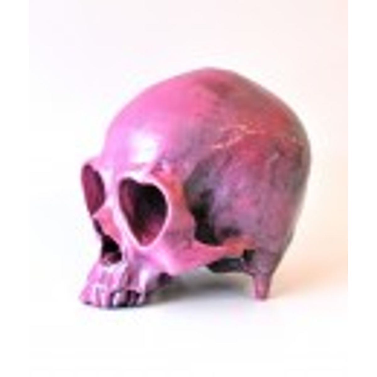 Heart Skull - Metallic Purple