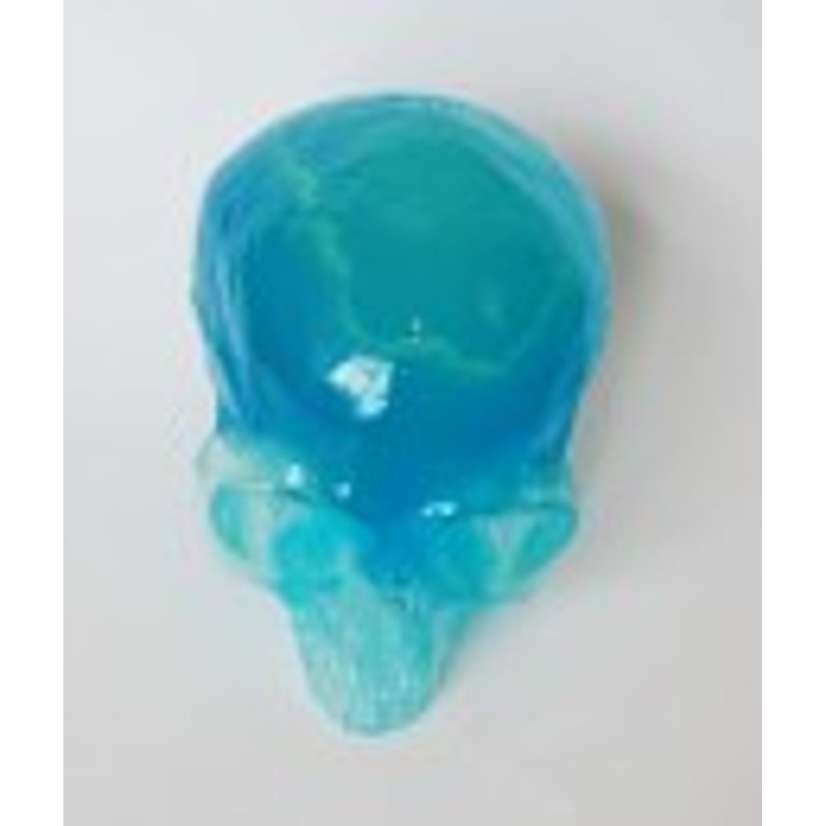 Heart Skull - Transparent Blue