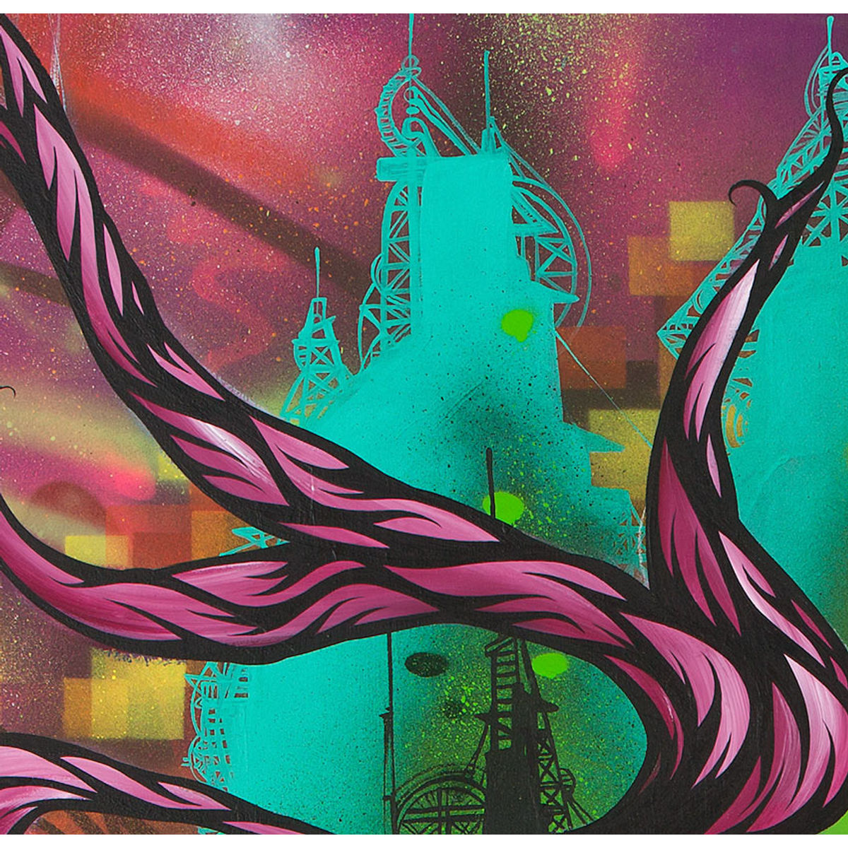 All Night Satellites - Print