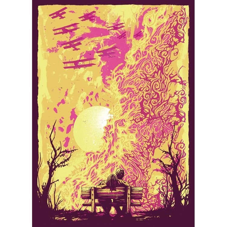 Nuclear Sunset by Dan Mumford