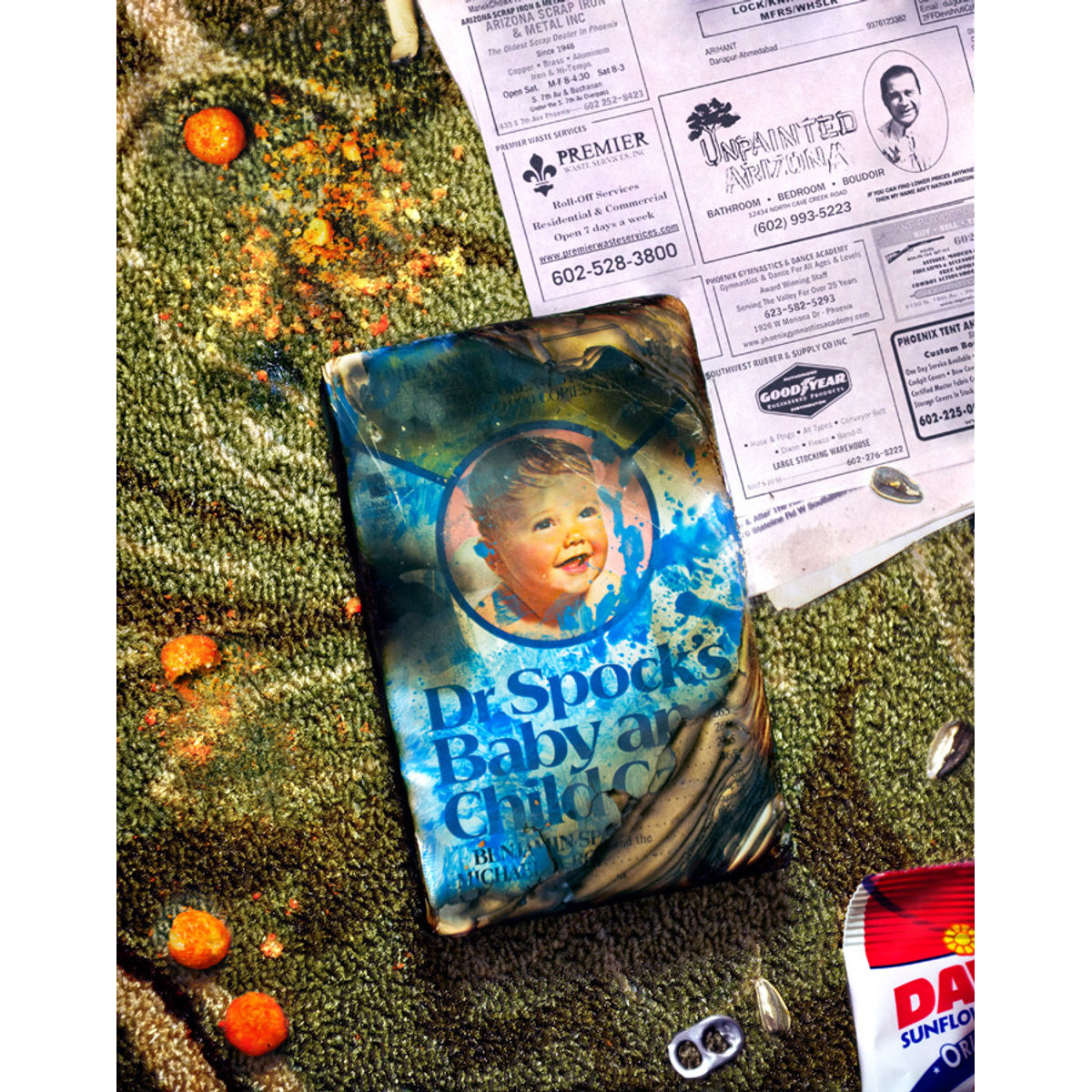 Dr. Spock's Baby Book On Carpet