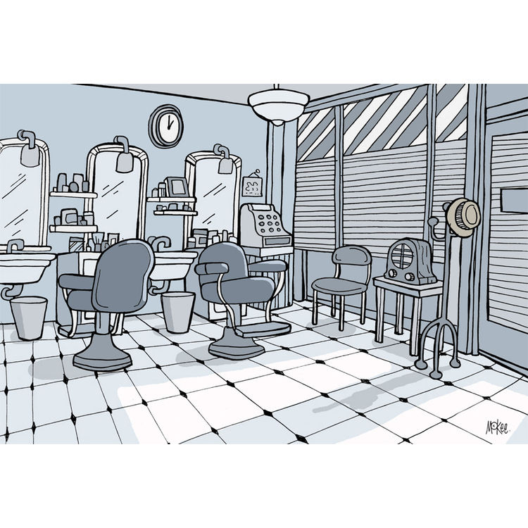THE MAN WHO WASN'T THERE by Pete McKee