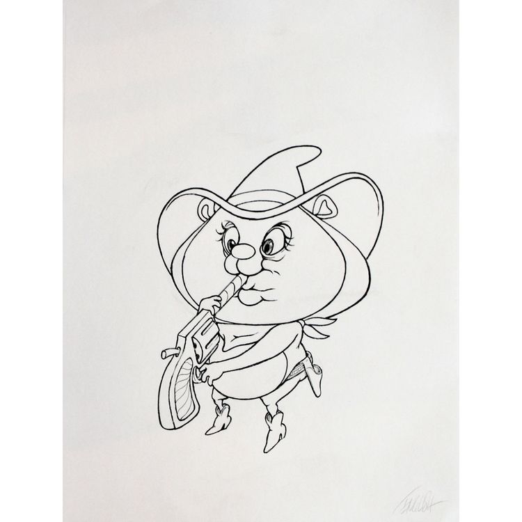 Cereal Killer: Sugar Pow Sketch by Ron English