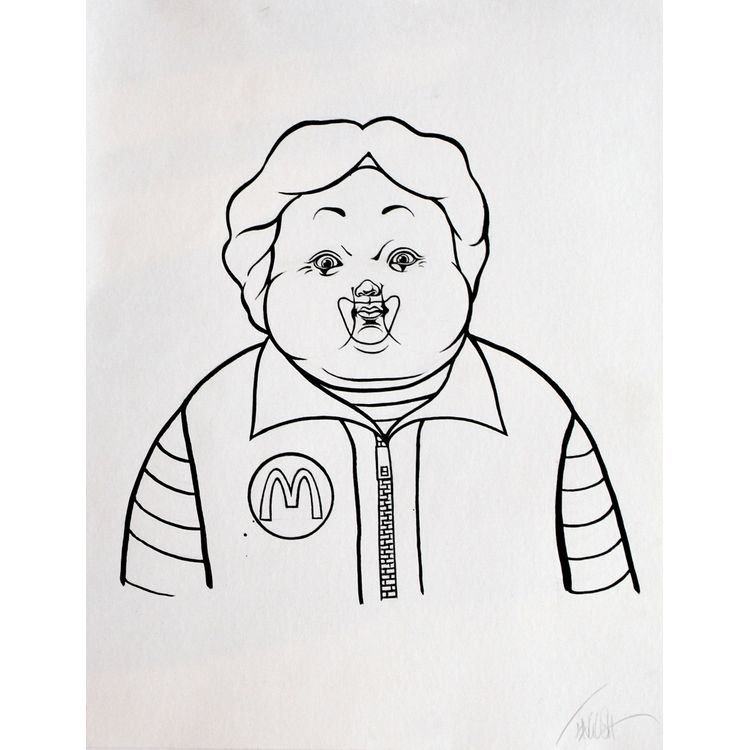 MC Supersized Sketch by Ron English