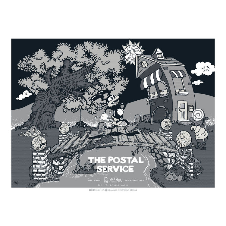 The Postal Service – Philadelphia, PA 2013 - Night Variant by T-Bone & Aljax