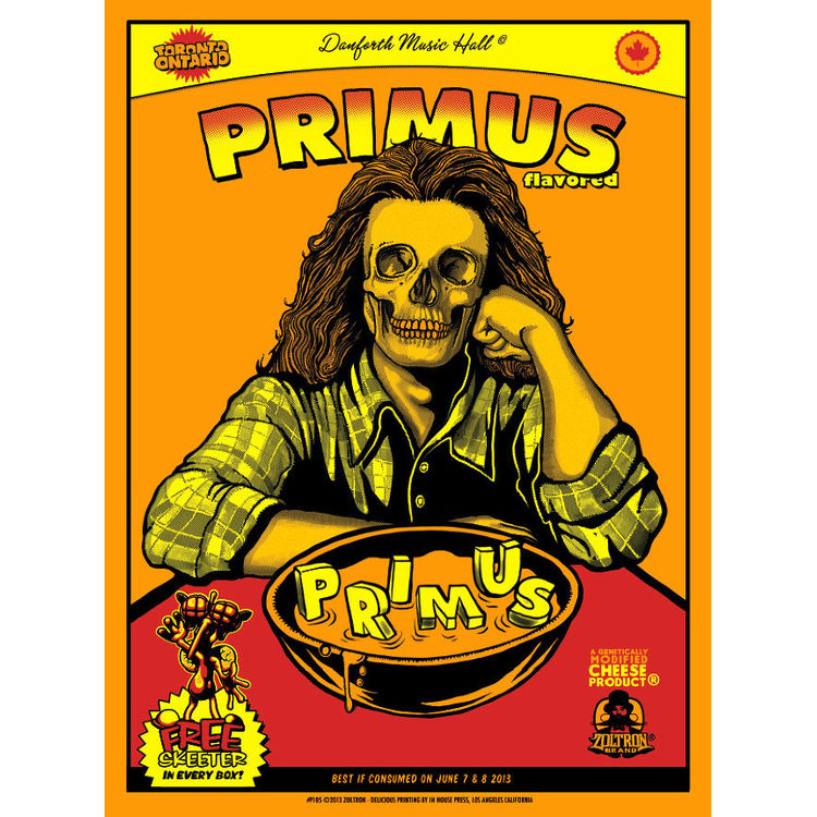 Primus – Toronto, ON 2013 (Toxic Orange) by Zoltron