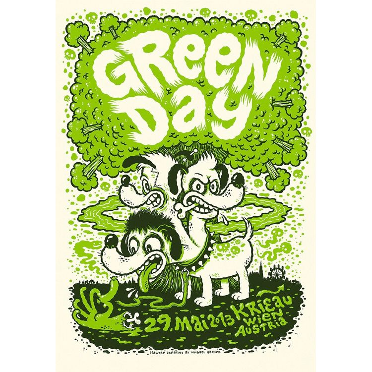Green Day – Krieau, Vienna 2013 by Michael Hacker