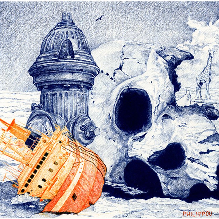 Indigo Shipwreck by Tony Philippou