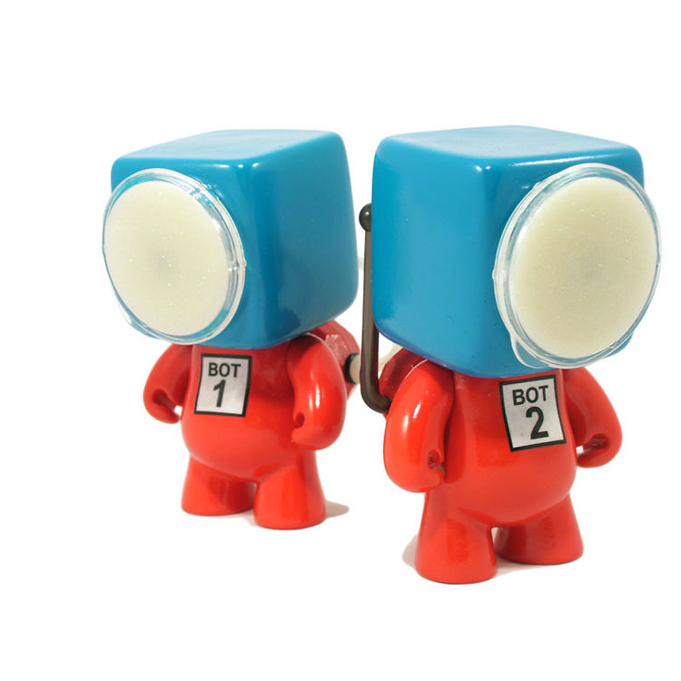Bot 1 and Bot 2 (2013) by Mike Slobot