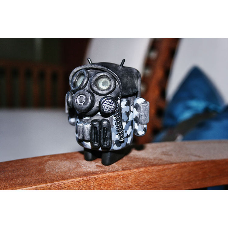 Gas Mask Droid by Carmelyne Thompson