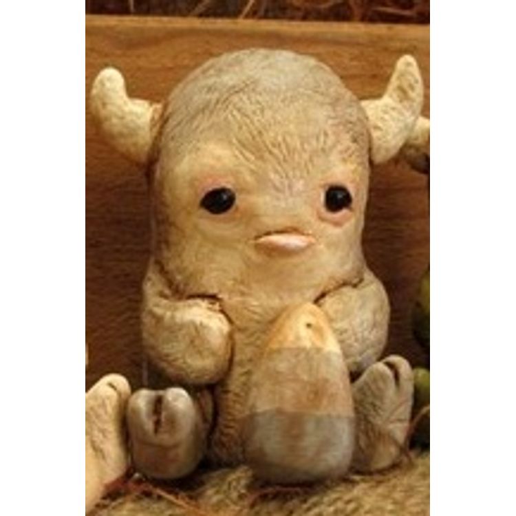Gray Grizzly Horned Mini Sickling by Yosiell Lorenzo