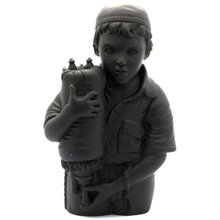 Hassidic Boy figure (Black) by Shinlamed