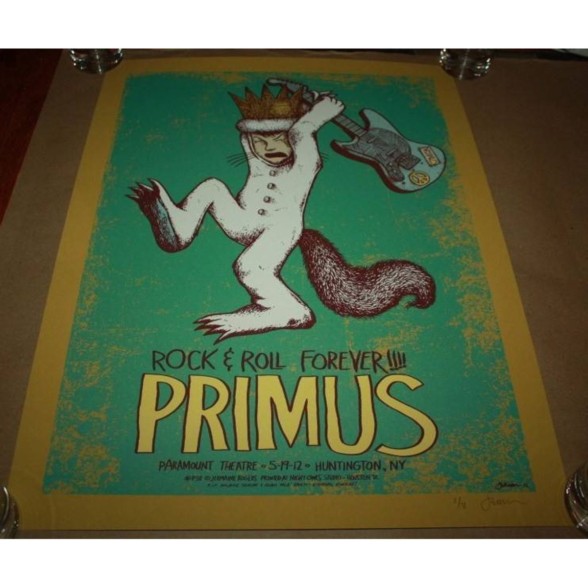 Primus - Huntington, NY, 2012 (Mustard edition)
