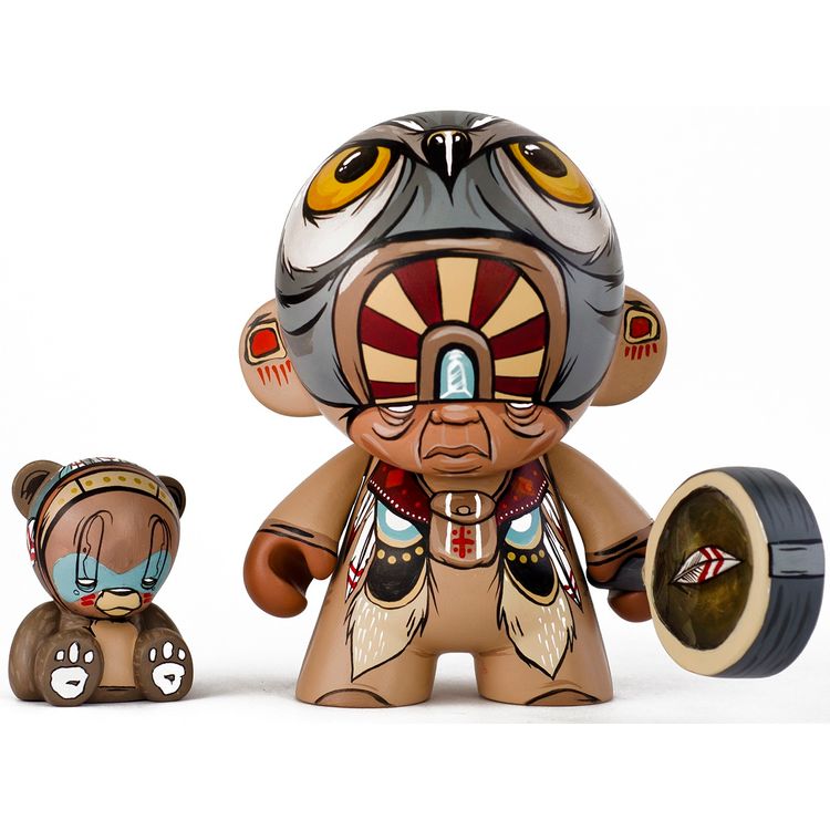 Medicine Munny & Lil' Bear Paw by Mike Fudge