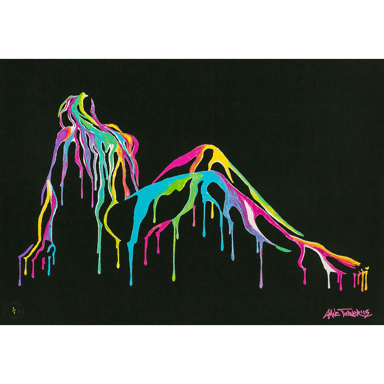 Psychameleon 2.0 (Black Hand Painted Version) by Shane Turner