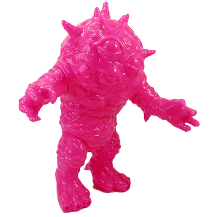 Neon pink Kaiju Eyezon, HandsomeTaroM by Mark Nagata