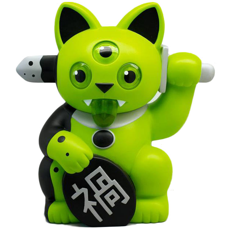 Misfortune Cat - 2013 SDCC Green 8" by Ferg