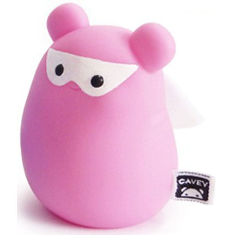 Pink Vinyl Caped Cavey by A Little Stranger