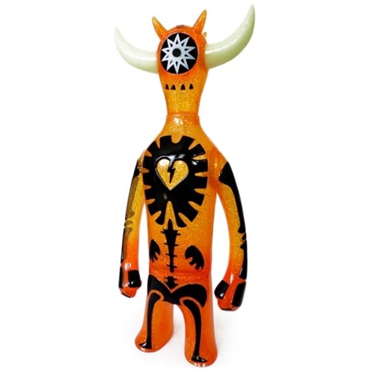 Monoghost - Orange Glitter by Brian Flynn