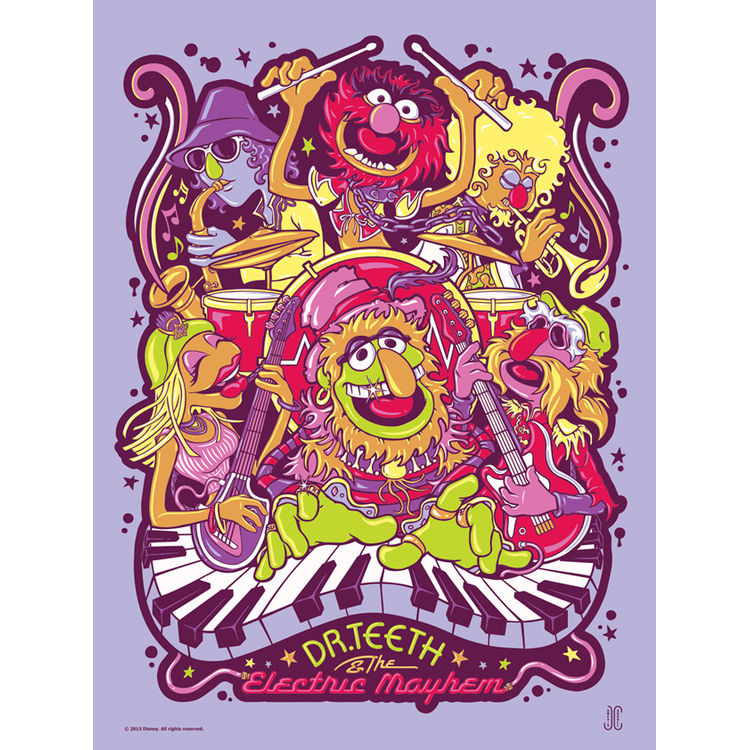 Dr. Teeth and the Electric Mayhem - Purple Haze Variant by James Carroll