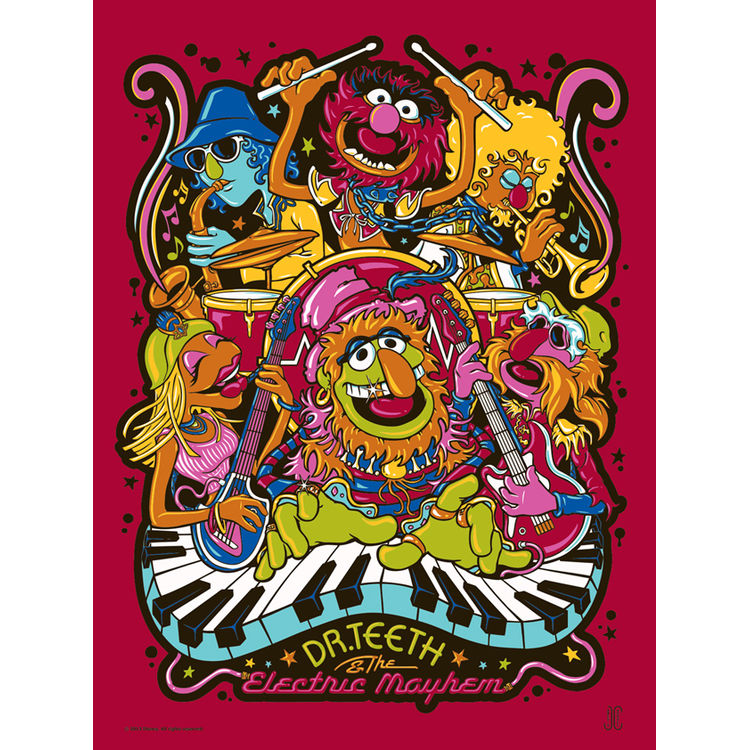 Dr. Teeth and the Electric Mayhem - Rock Star Red Variant by James Carroll