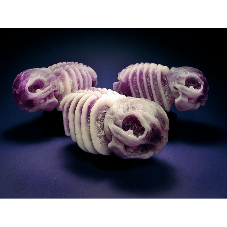 LABBIT SKELETON - WHITE/PURPLE by Scott Wilkowski