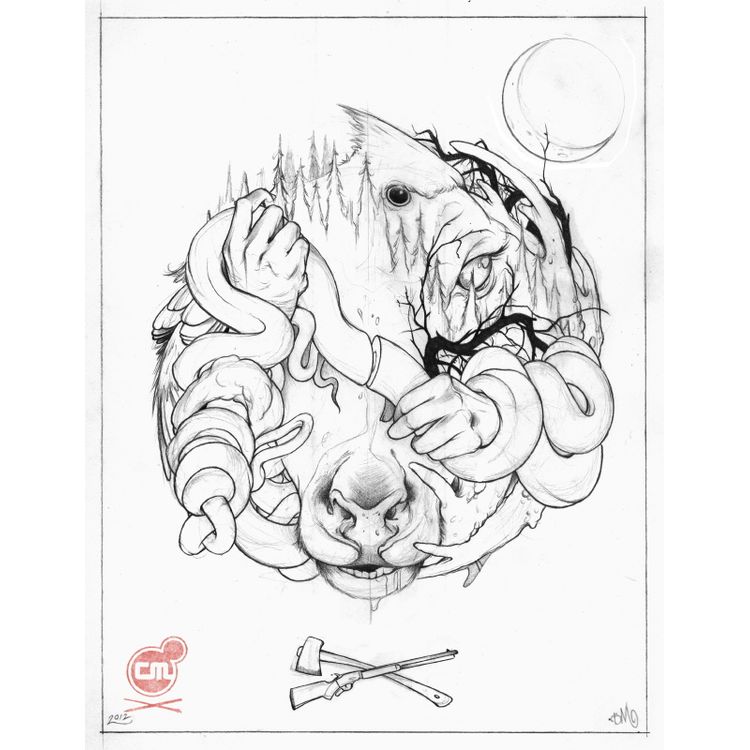 ADKS (Drawing) by Chris B. Murray