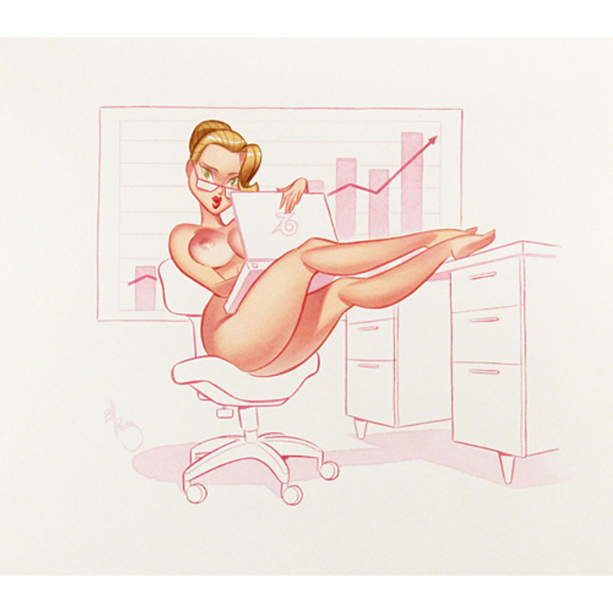 CAPRICORN: THE SEXY BUSINESS WOMAN (NUDE)