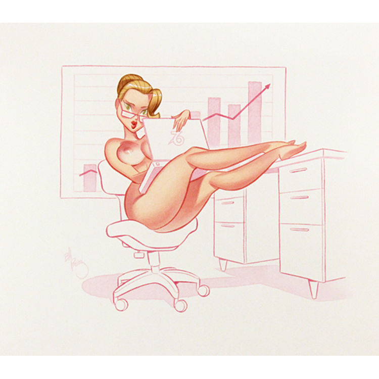 CAPRICORN: THE SEXY BUSINESS WOMAN (NUDE) by Bill Presing