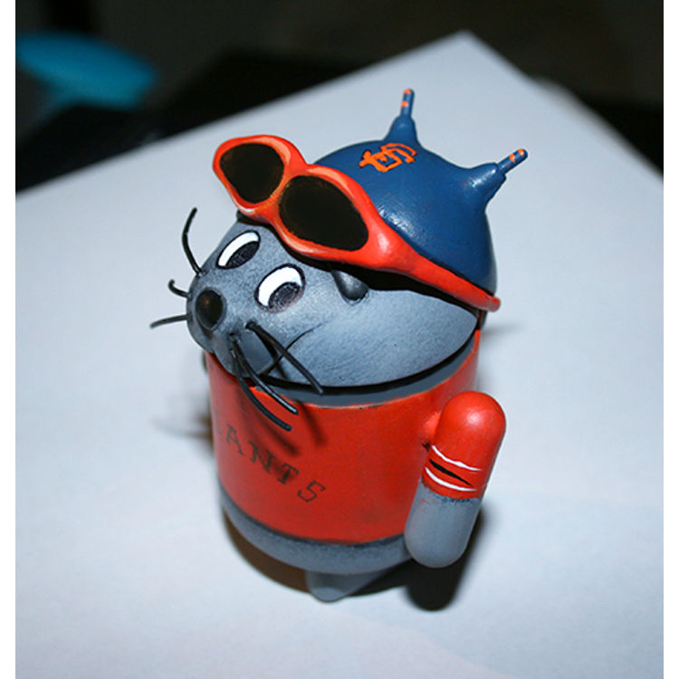 Lou Seal SF Giants Droid by Carmelyne Thompson