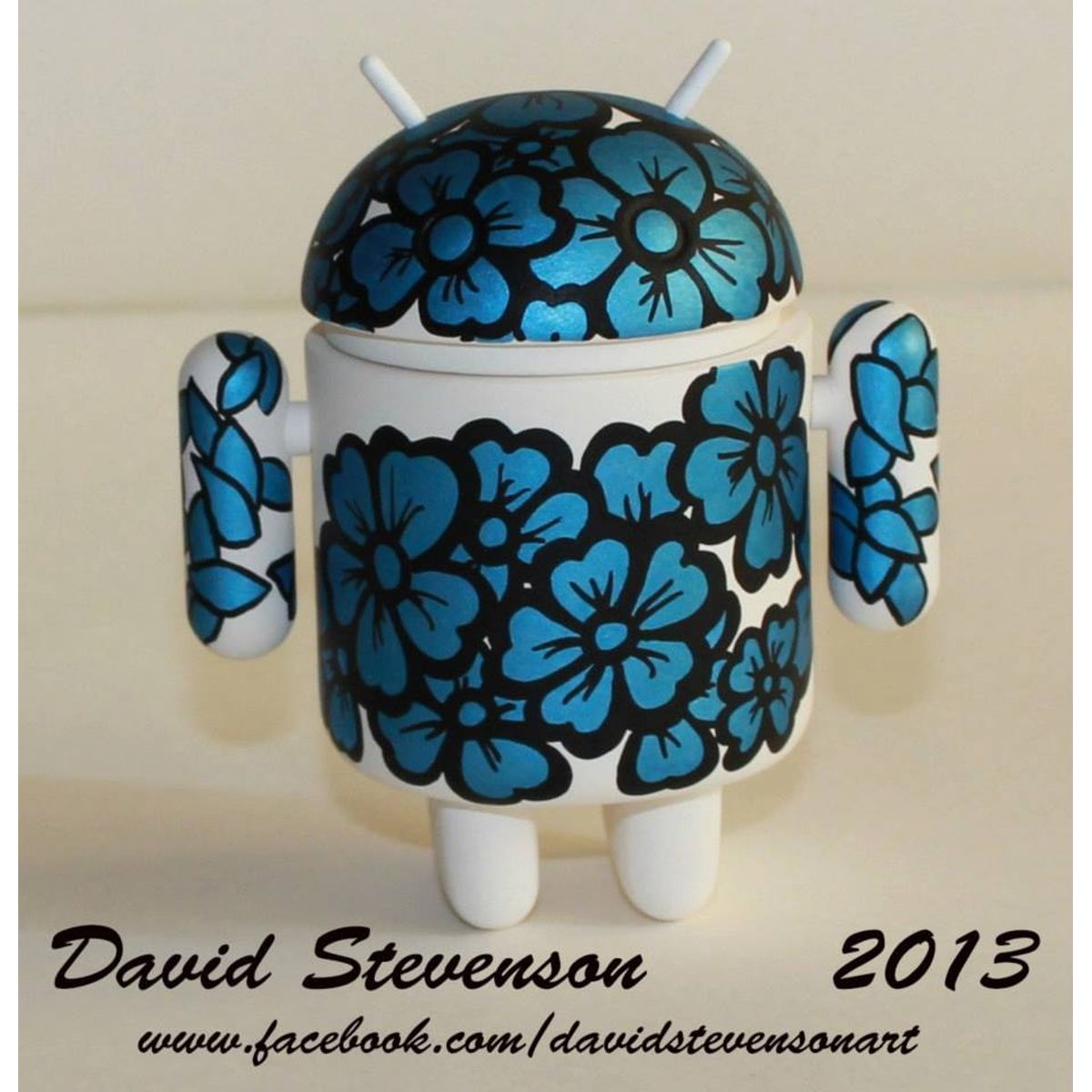 Flower android- blue